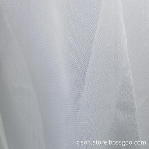 100% Polyester White Chiffon Kleiderstoffe